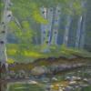 Light through the Birches 16x20